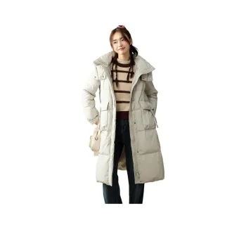 ZIHAN Down Jacket Women's Beige Gray