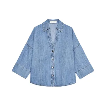 ZARA Shirts Women's Medium Blue