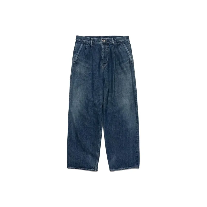 Graphpaper Selvage Denim Two Tuck Pants DARK FADE Jeans Men's-1