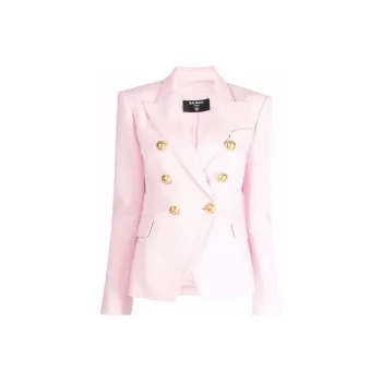 BALMAIN Peak Lapels Double breasted Blazer