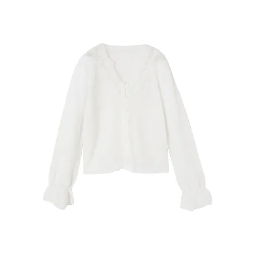 XIANGYING Knitwear Women's White
