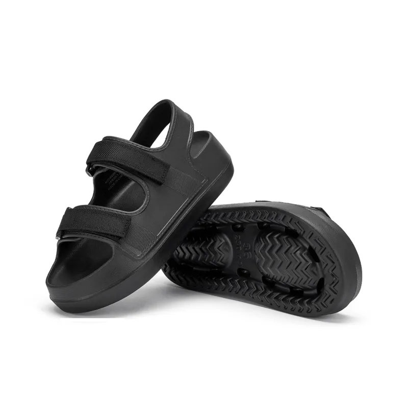 Hotwind Beach Sandals Women's 01 Black 03 Beige 08 Apricot-4