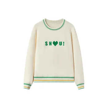EICHITOO Sweatshirt Women's Ecru Trim