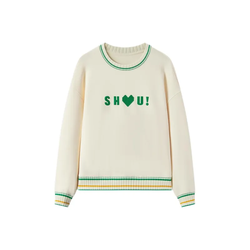 EICHITOO Sweatshirt Women's Ecru Trim-0