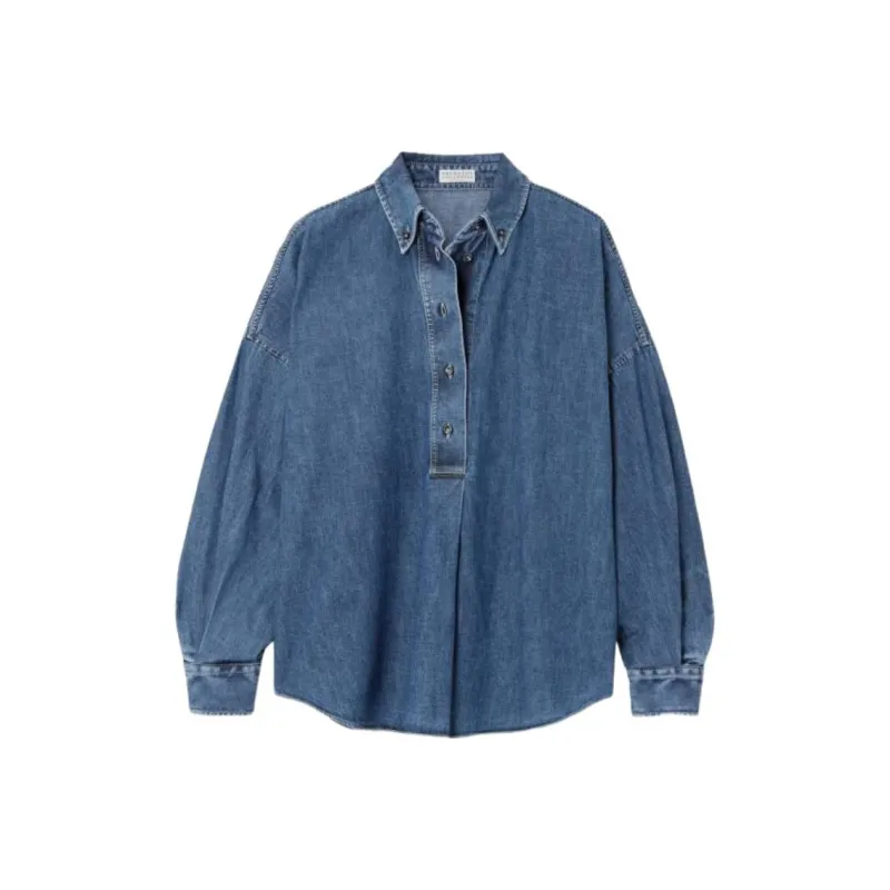 Brunello Cucinelli Shirt Women's Blue-0
