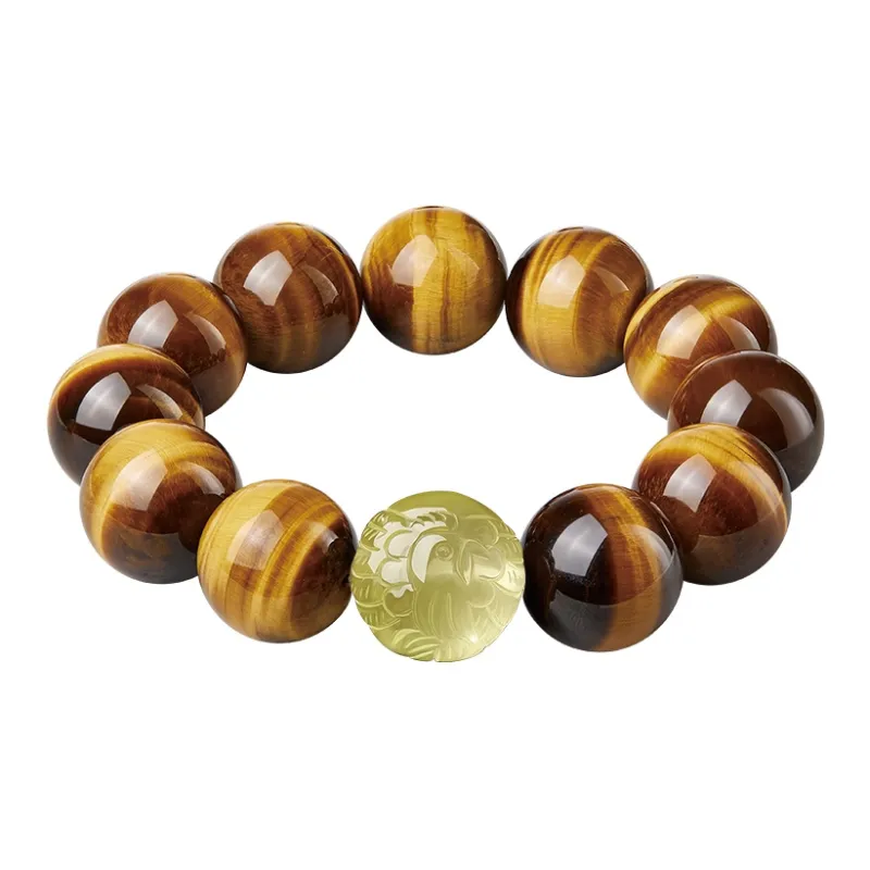 Yi Mingju Tiger's Eye Stone Bracelets Men's-13