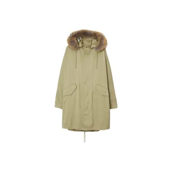 Burberry Hooded Drawstring Parka