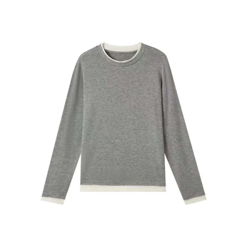 TIANSHAN Knitwear Regular Women's Mica Gray-0