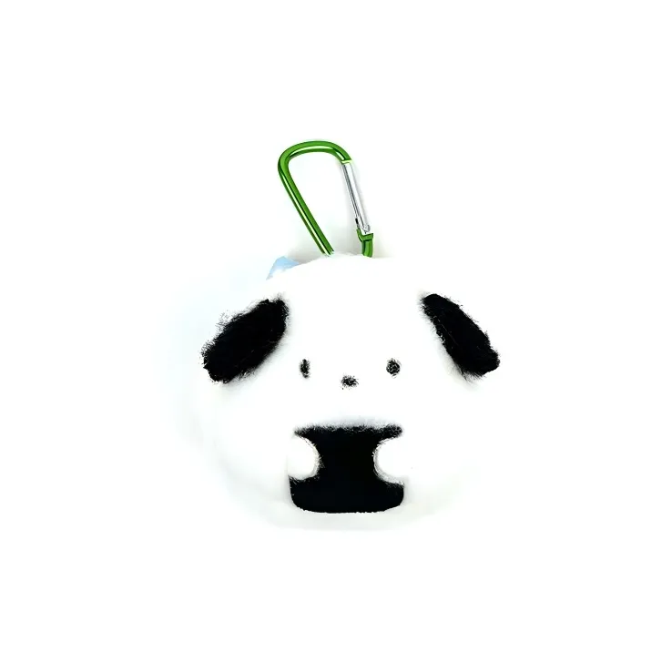 Sanrio Pochacco Coin Purse Accessory Box Mountaineering Buckle 2 Pcs Dolls Plush Pendant 7.5cm Height-2