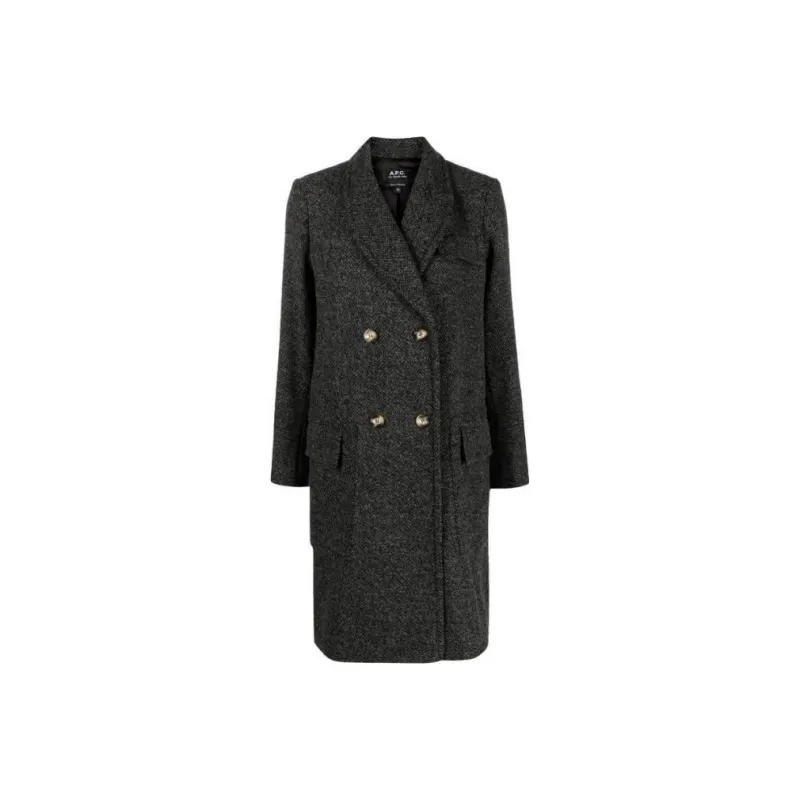 A.P.C Coats Women's Gray-0