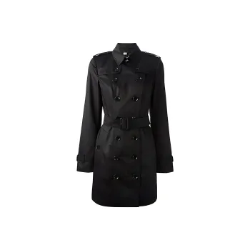 Burberry Coats Women's Black