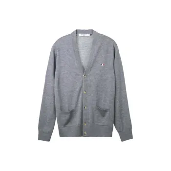 Maison Kitsune Knitwear Unisex Gray