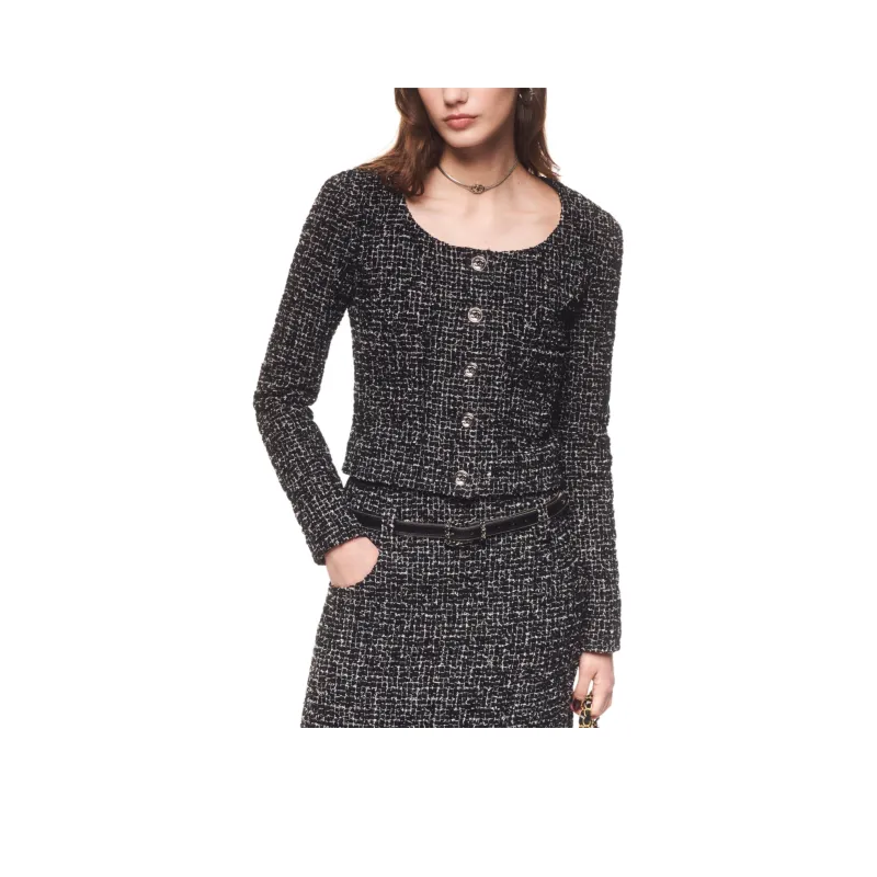 CHANEL 24 Fall And Winter Jackets Coats Women's Black-0