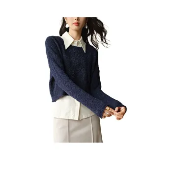 Late White Knitwear Women's Dark Blue