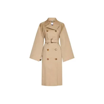 Burberry Gabardine Trench Coat 'Honey'