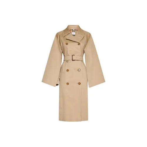Burberry Gabardine Trench Coat 'Honey'
