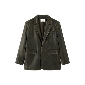 ZHOUMIAO Business Suits Women's Vintage Gold Brown