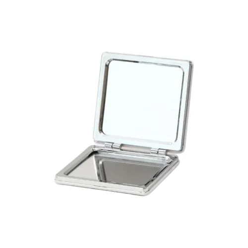 JIXUAN Pocket Foldable Mini Round Mirror Magnetic Handheld Double Sided Small Mirror