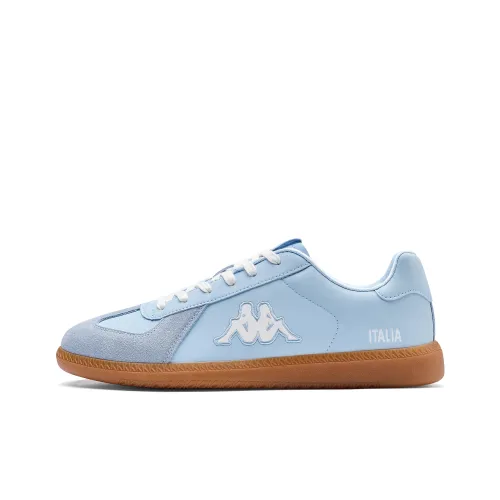 Kappa Anti Slip Wear Resistant Low Top Skateboard Shoes Unisex Biological Blue