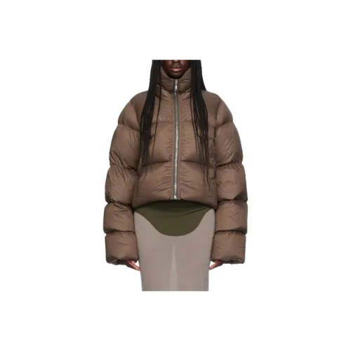 RICK OWENS/RO Down Jacket Women's Brown