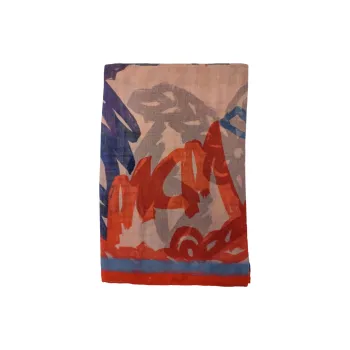MCM Silk, Silk, Modal Silk Scarves Women's Multicolor