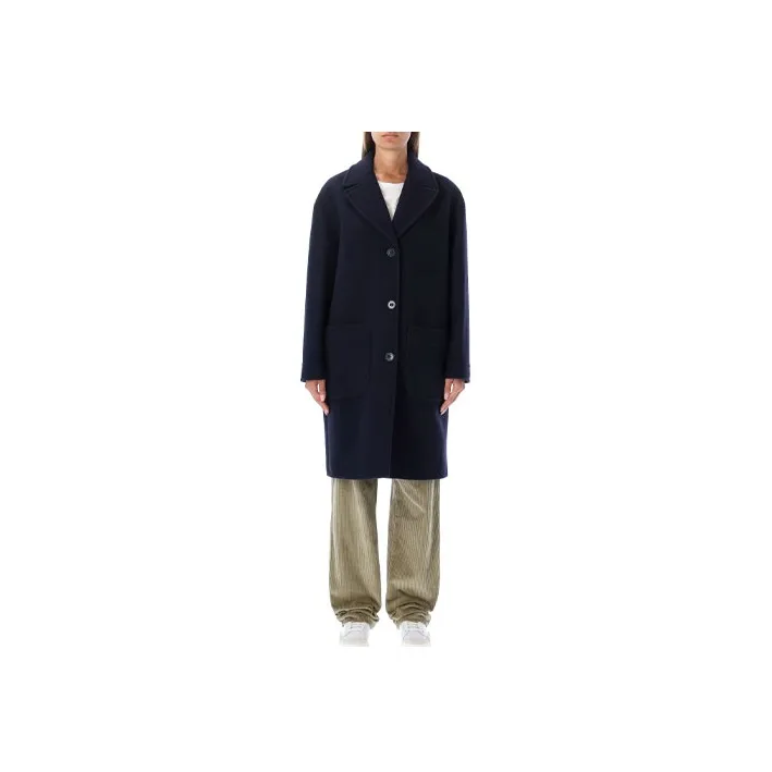 A.P.C Coats Women's Dark Blue-0