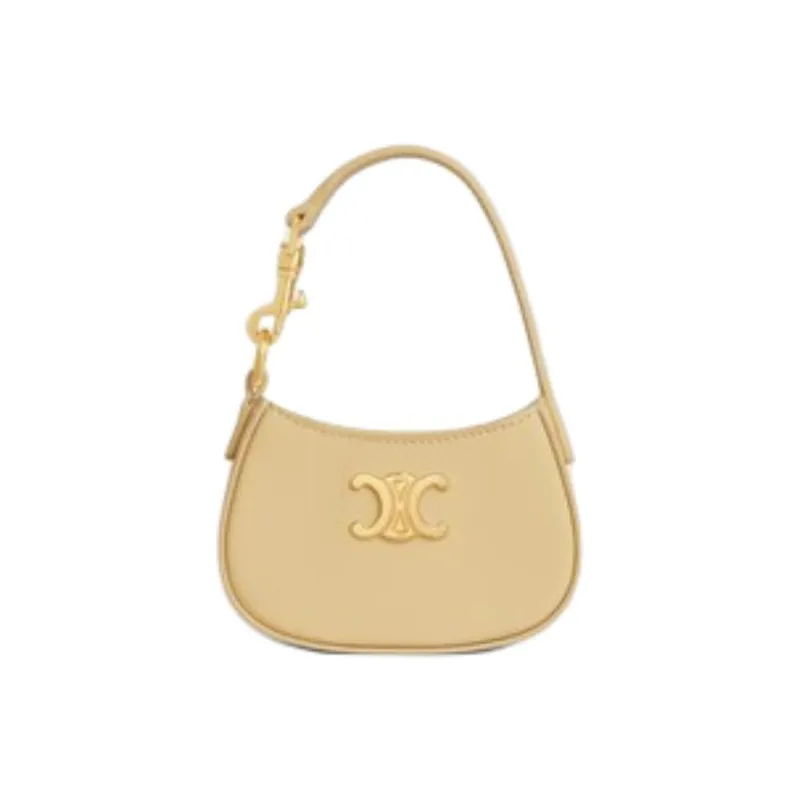 CELINE Calfskin Handbag Mini Women's Garden Yellow-0