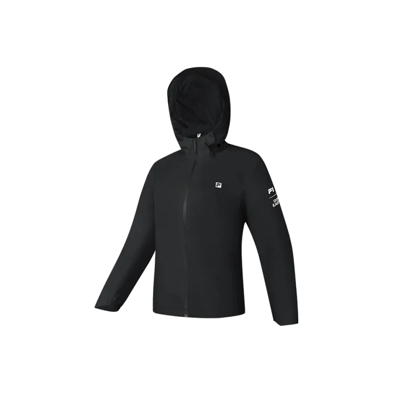 FILA x BBC EARTH Jacket Women's Pitch Black-0
