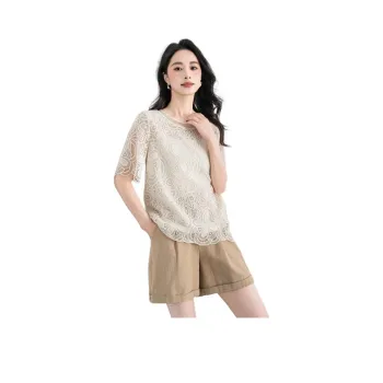 Shavani Shirt Women's Beige Apricot