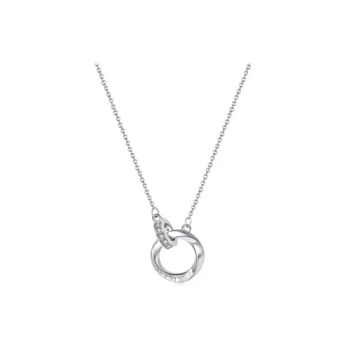 CHINA GOLD 999 Fine Silver Sterling Silver Necklaces Women's