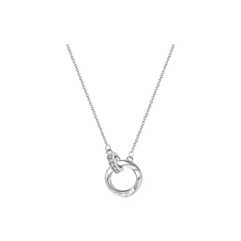 CHINA GOLD 999 Fine Silver Sterling Silver Necklaces Women's-0
