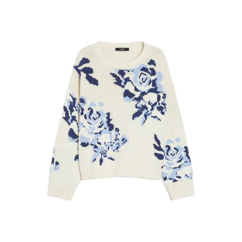 WEEKEND MaxMara Fabian Crewneck Knit Jumper-0