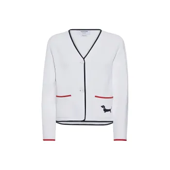 THOM BROWNE Pointelle knit Cardigan