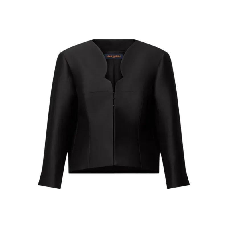 LOUIS VUITTON Cut Out Neckline Mikado Jacket-0