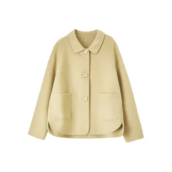 SENTUBILA This Is A Coat. Women's Beige Yellow