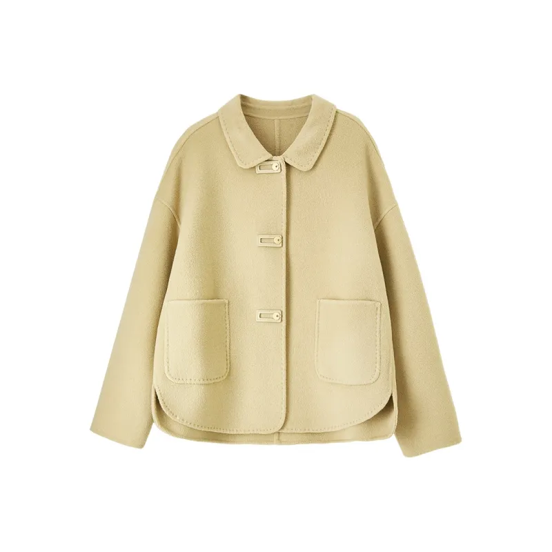 SENTUBILA This Is A Coat. Women's Beige Yellow-0