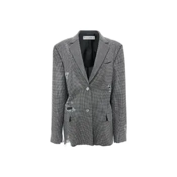 JW Anderson Embellished Distressed Blazer