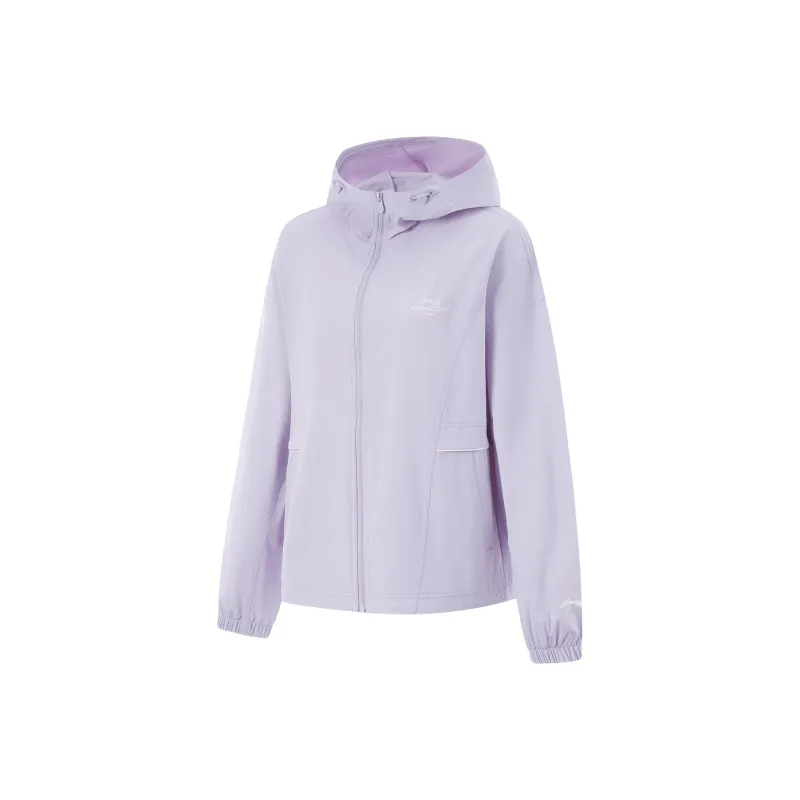 LiNing Lotus Leaf Jackets Coats Women's Sea Salt Purple-0