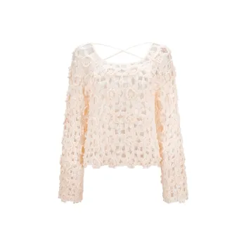 CHICHY CHICHY Size Sister Series Knitwear Women's Champagne