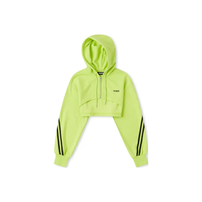 Nerdy Sweatshirts Women's Lime-0