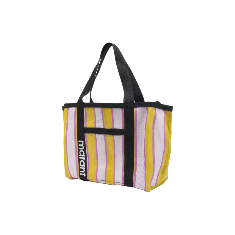 ISABEL MARANT Darwen Polyester Tote Bag, Shopping Bag, Handbag Women's Yellow-1