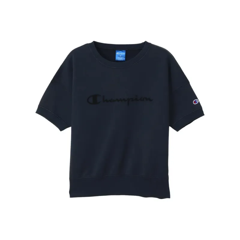 Champion SS24 Sweatshirt Women's Beige Black-0