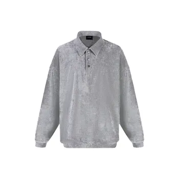 YLDP Polo Shirts Unisex Gray