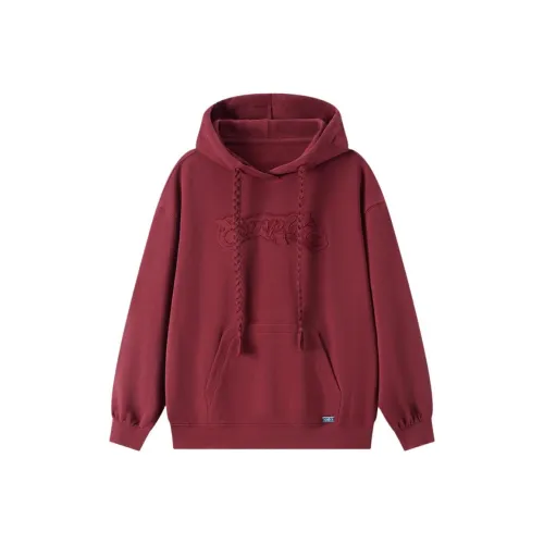 EICHITOO Sweatshirt Women's Dark Red