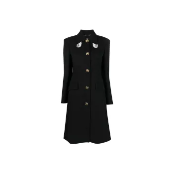 VERSACE SS23 Coats Women's Black