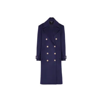 BALMAIN Double breasted Wool Coat