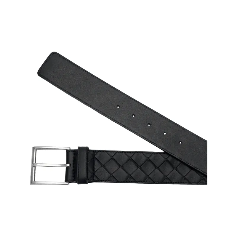 Bottega Veneta Cow Leather Belts Men's Width 4cm-3