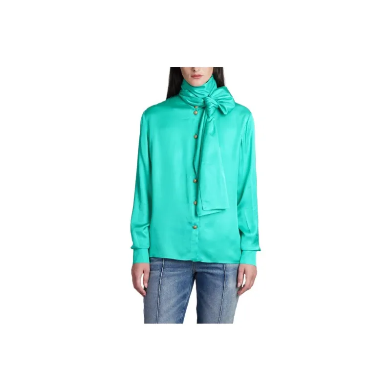 BALMAIN Shirts Women's Green-0
