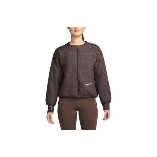 Nike Therma-FIT Jackets Coats Women's Velour Brown
