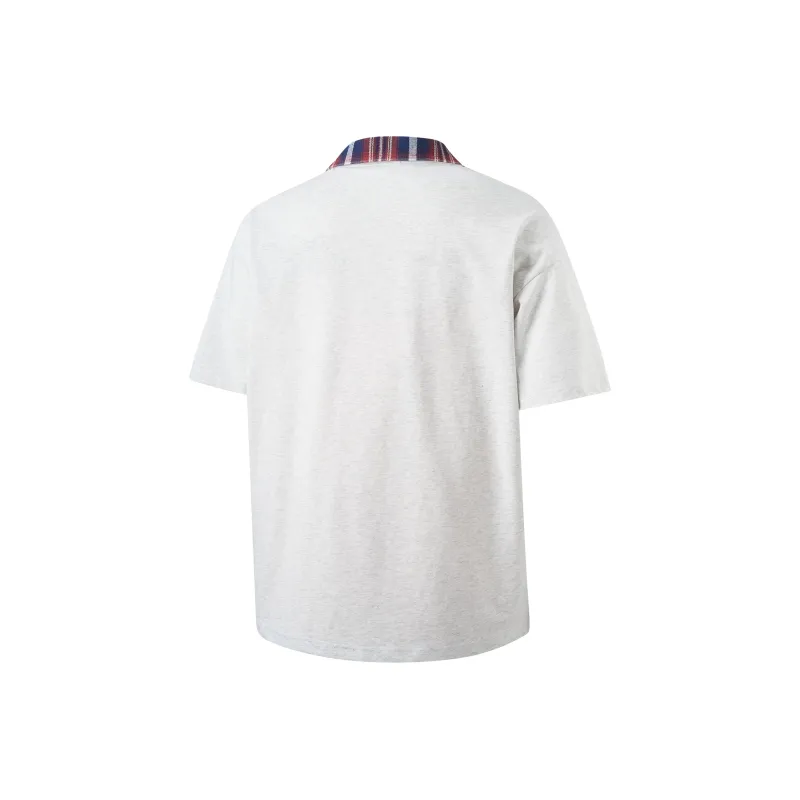 CHARLIE GOLF T Shirt Unisex Black/Red Plaid-3